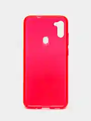 Голубой чехол силиконовый для Samsung Galaxy A11 накладка, плотный бампер Cover Araree