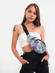 Розовый поясная сумка через плечо, унисекс