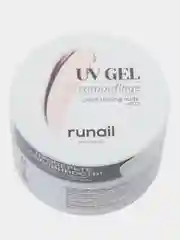Светло-жёлтый гель для наращивания/Камуфлирующий УФ-гель Runail Professional