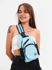 Голубой сумка спортивная через плечо, рюкзак на одно плечо