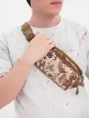 Хаки поясная сумка для мужчин, через плечо