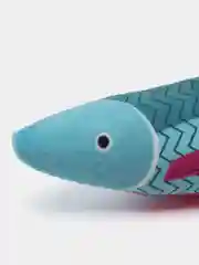 Голубой игрушка для кошек, мягкая рыбка с кошачьей мятой, звенящая