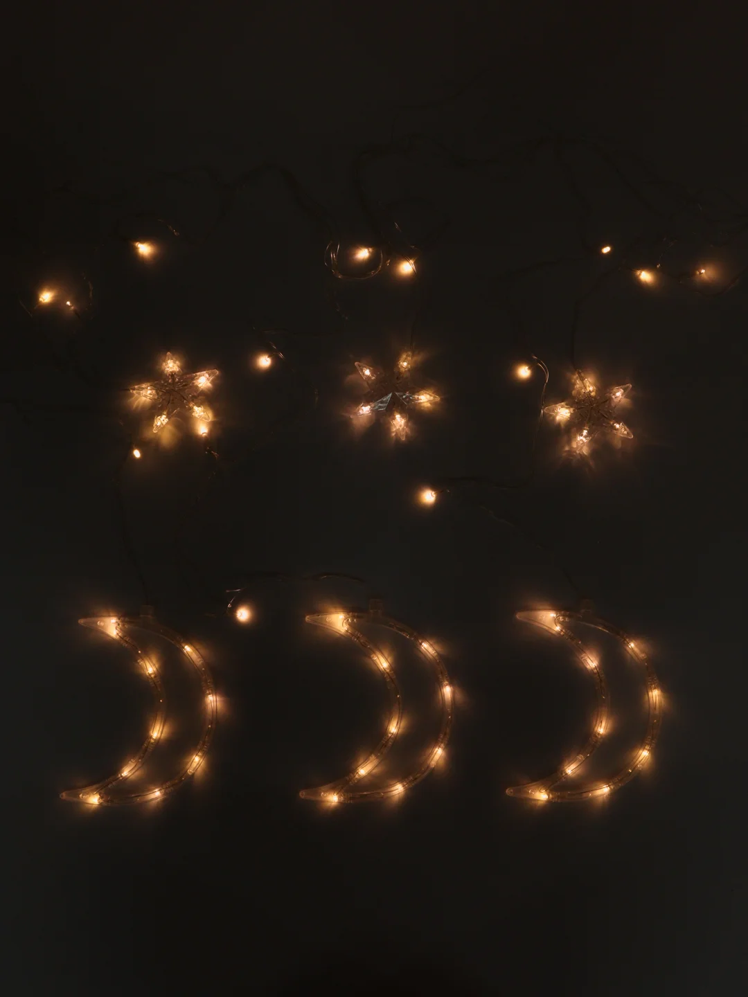 Желтый гирлянда-штора, 2 вида, 2,8 х 0,9, LED