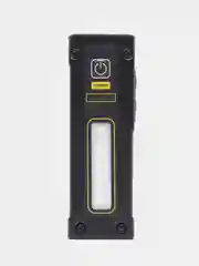 Черный светодиодный ручной фонарь с аккумулятором, магнитом, COB, с USB зарядкой, пауэрбанком