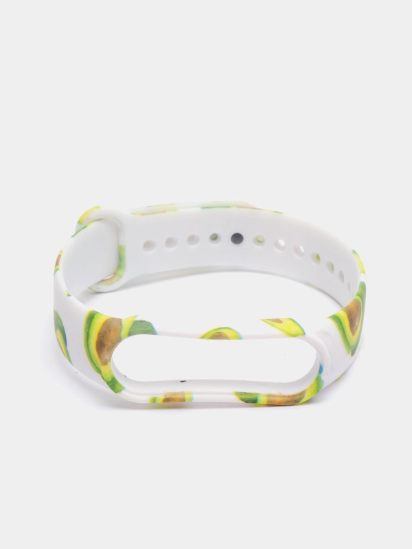 Ремешок для Xiaomi mi band 3, 4, 5, 6 с авокадо силиконовый фитнес браслет