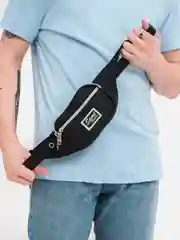 Черный поясная сумка через плечо, унисекс