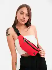 Красный поясная сумка, через плечо, унисекс