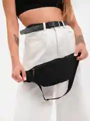 Черный поясная сумка, через плечо, унисекс