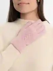 Розовый перчатки женские LERAY Магия