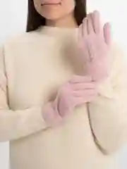 Розовый перчатки женские LERAY Магия