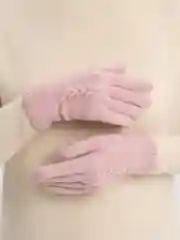 Розовый перчатки женские LERAY Магия
