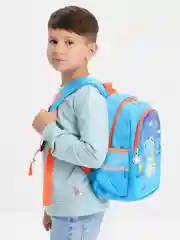 Голубой школьный рюкзак для мальчика