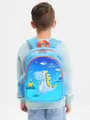 Голубой школьный рюкзак для мальчика