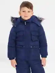 Темно-синий комплект верхней одежды для мальчика