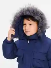Темно-синий комплект верхней одежды для мальчика