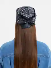 Черный бандана с классическим принтом