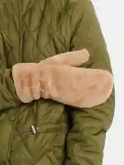 Бежевый варежки женские LERAY Эйнсли экомех