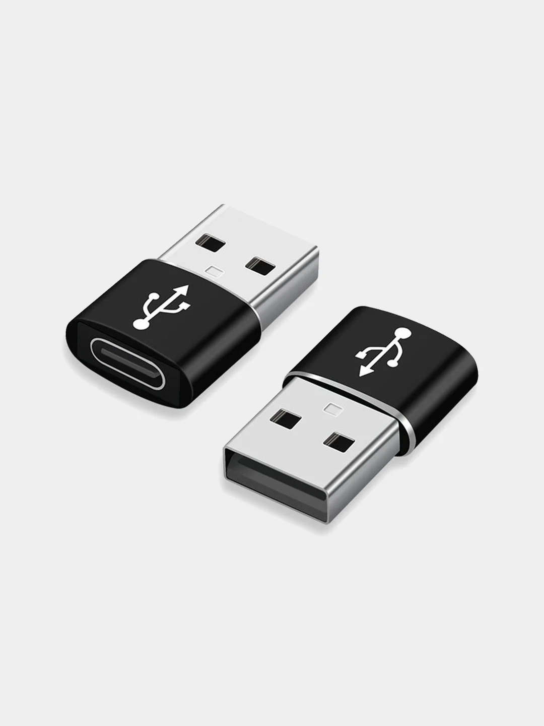 Красный переходник TYPE C 3.0 на USB 2.0 адаптер otg