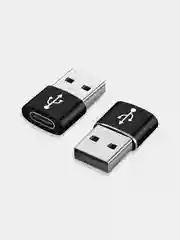 Красный переходник TYPE C 3.0 на USB 2.0 адаптер otg