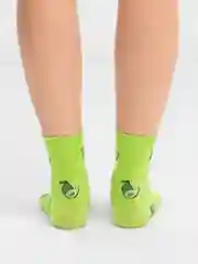 Лайм носки хлопковые с рисунком. AMIGOBS