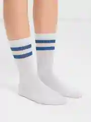 Носки мужские и женские, белые и черные, с цветными полосками, высокие