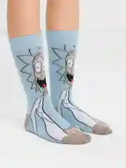 Носки высокие мужские унисекс с принтом мультфильм "Rick and Morty" носочки женские