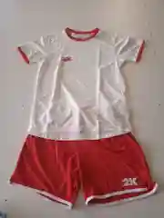 Белый футбольная форма 2K, спортивный костюм