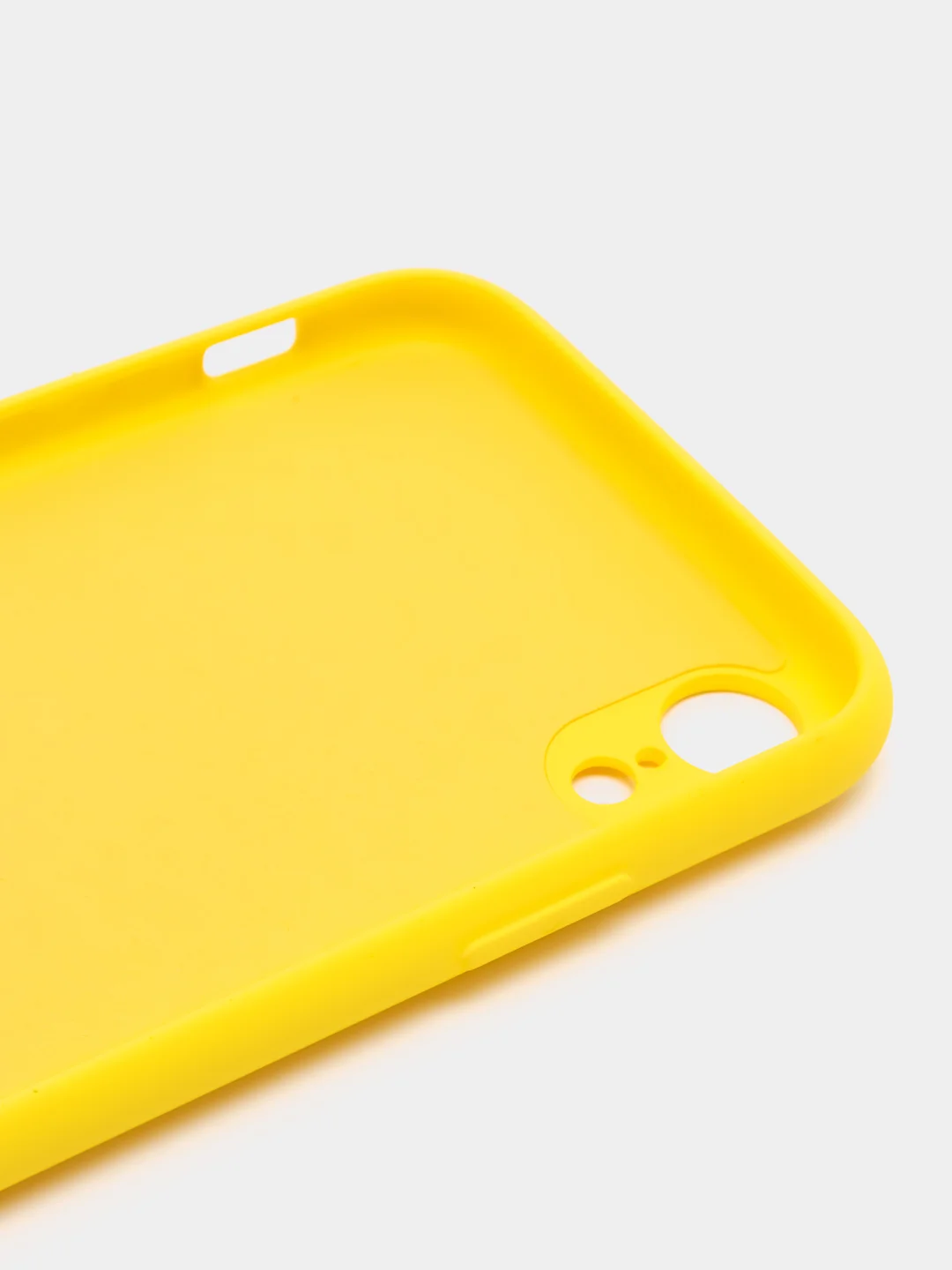 Желтый silicone Case чехол для iPhone (Айфон) 15, 14, 13, 12, 11, Pro, Max, Mini, Plus, XR, X, XS