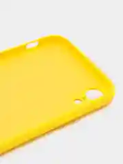 Желтый silicone Case чехол для iPhone (Айфон) 15, 14, 13, 12, 11, Pro, Max, Mini, Plus, XR, X, XS