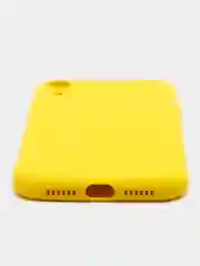 Желтый silicone Case чехол для iPhone (Айфон) 15, 14, 13, 12, 11, Pro, Max, Mini, Plus, XR, X, XS