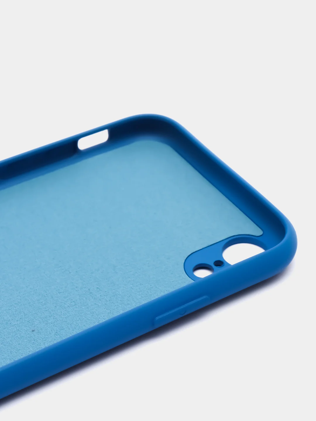 Синий silicone Case чехол для iPhone (Айфон) 15, 14, 13, 12, 11, Pro, Max, Mini, Plus, XR, X, XS