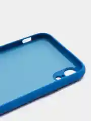 Синий silicone Case чехол для iPhone (Айфон) 15, 14, 13, 12, 11, Pro, Max, Mini, Plus, XR, X, XS