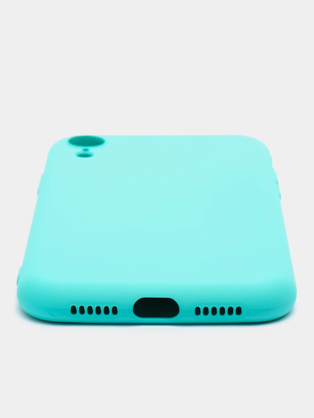 Мятный silicone Case чехол для iPhone (Айфон) 15, 14, 13, 12, 11, Pro, Max, Mini, Plus, XR, X, XS