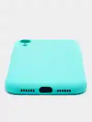 Мятный silicone Case чехол для iPhone (Айфон) 15, 14, 13, 12, 11, Pro, Max, Mini, Plus, XR, X, XS
