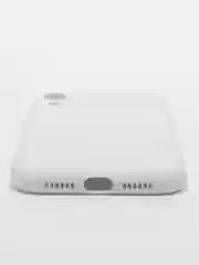 Белый silicone Case чехол для iPhone (Айфон) 15, 14, 13, 12, 11, Pro, Max, Mini, Plus, XR, X, XS