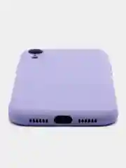 Лавандовый silicone Case чехол для iPhone (Айфон) 15, 14, 13, 12, 11, Pro, Max, Mini, Plus, XR, X, XS