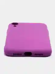 Пурпурный silicone Case чехол для iPhone (Айфон) 15, 14, 13, 12, 11, Pro, Max, Mini, Plus, XR, X, XS