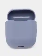 Лавандовый силиконовый чехол для наушников AirPods 1 / 2