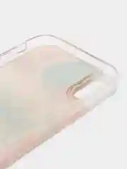 Зеленый чехол Apple iPhone XR силиконовый переливающийся жидкий с блестками