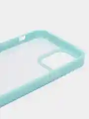 Голубой чехол на айфон с рамкой 5 цветов iPhone X/11//12/13/14/ бампер на iPhone