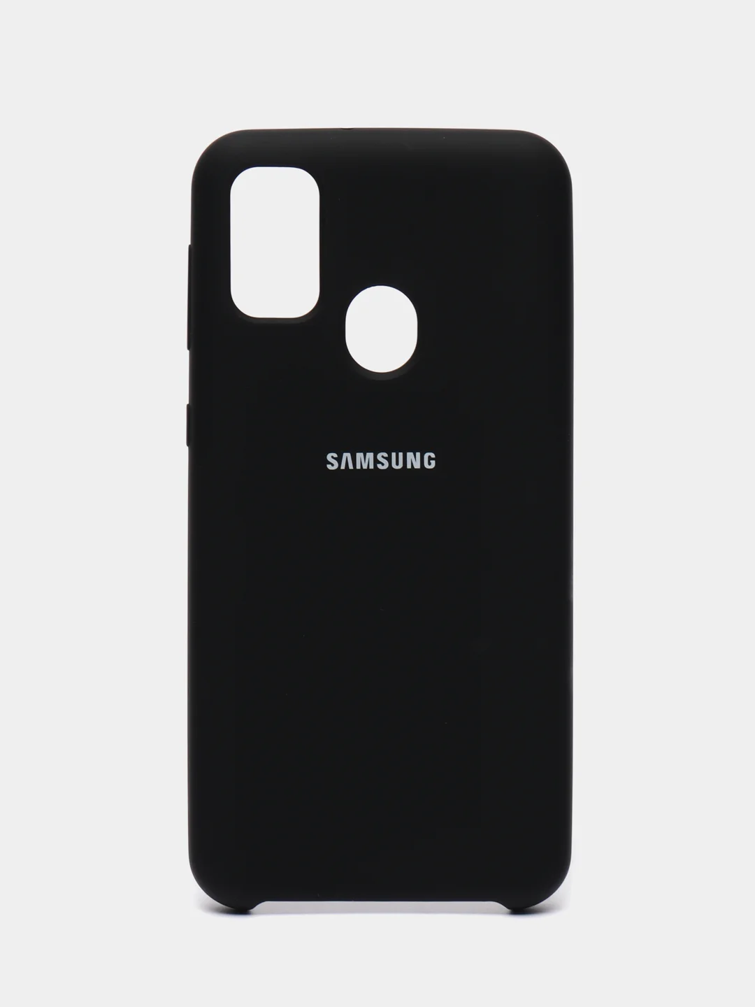 Черный чехол Silicone Case для Samsung M51, M31s, M31, M21, Самсунг