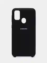 Черный чехол Silicone Case для Samsung M51, M31s, M31, M21, Самсунг
