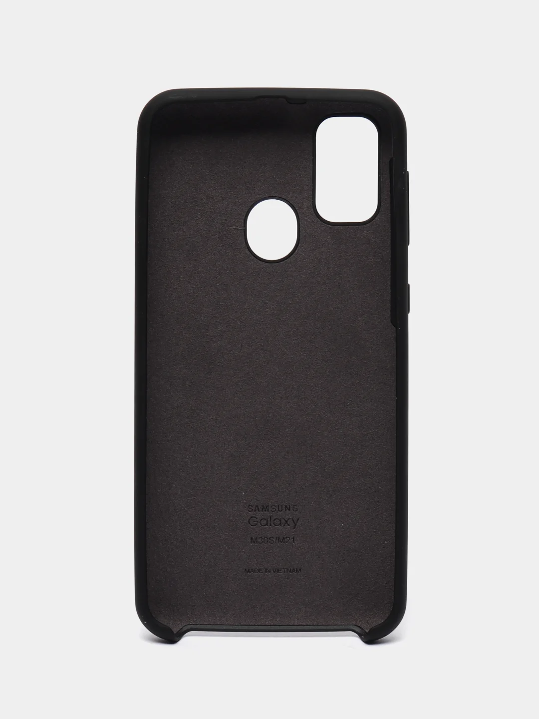 Черный чехол Silicone Case для Samsung M51, M31s, M31, M21, Самсунг