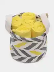 Золотой набор салфеток махровых, 30*30 см, 5 шт, в подарочной упаковке