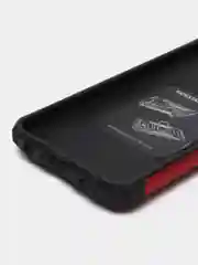 Красный чехол противоударный Samsung Galaxy A23, Самсунг Галакси А23 с металлической подставкой