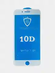 Белый защитное стекло 10D для iPhone 7Plus/8Plus