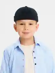 Черный докер кепка, бейсболка без козырька, шапка черная, бежевая детская, для мальчика