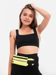Зеленый поясная сумка для бега, спортивная