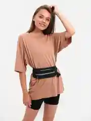 Черный поясная сумка для бега, спортивная