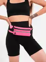 Розовый поясная сумка для бега, спортивная